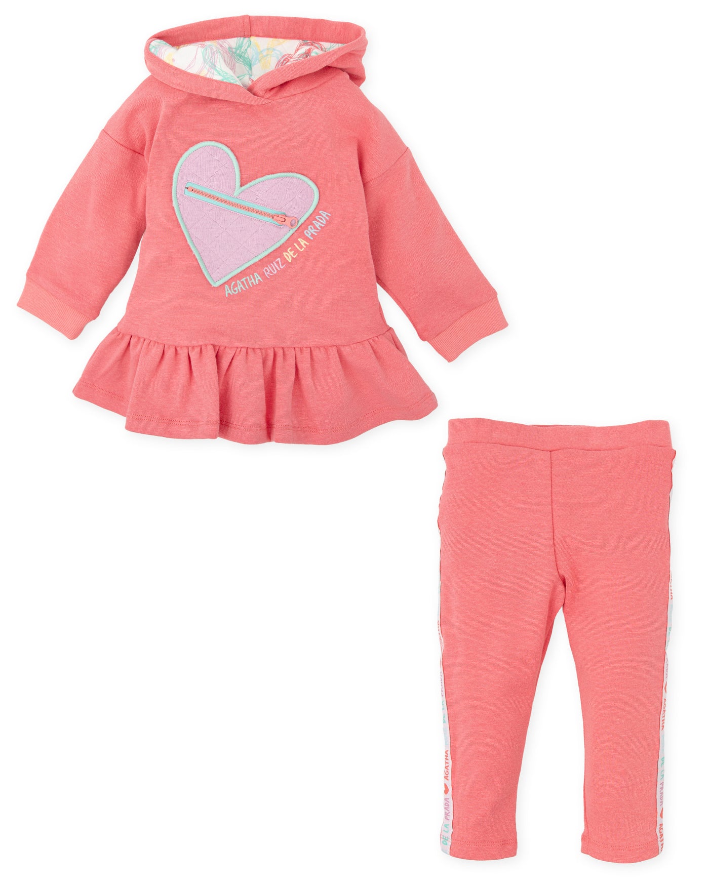 Pink Heart Tracksuit Set by Agatha