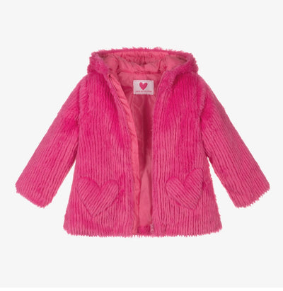 Pink Heart Pocket Coat by Agatha