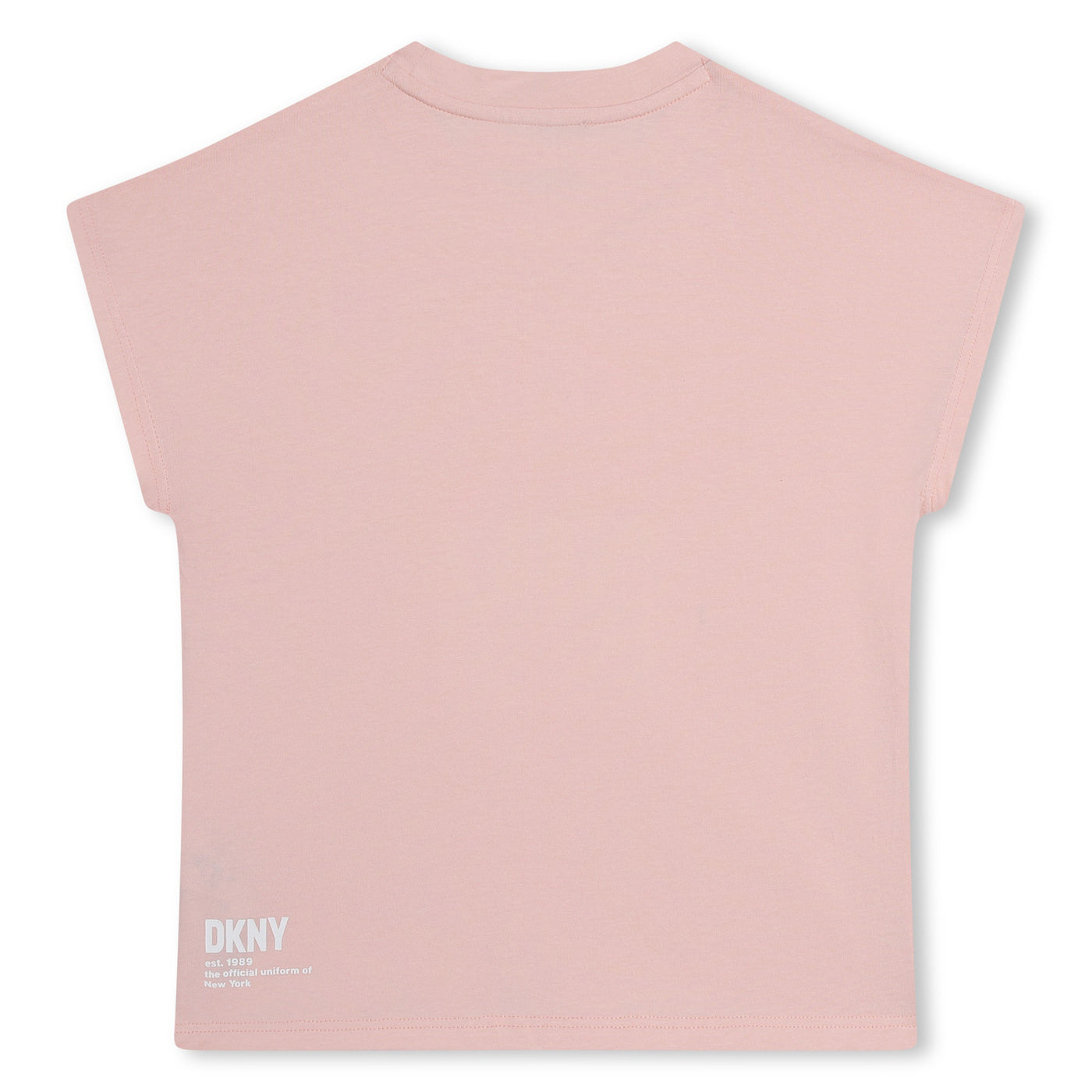 Pink Logo T-shirt by DKNY