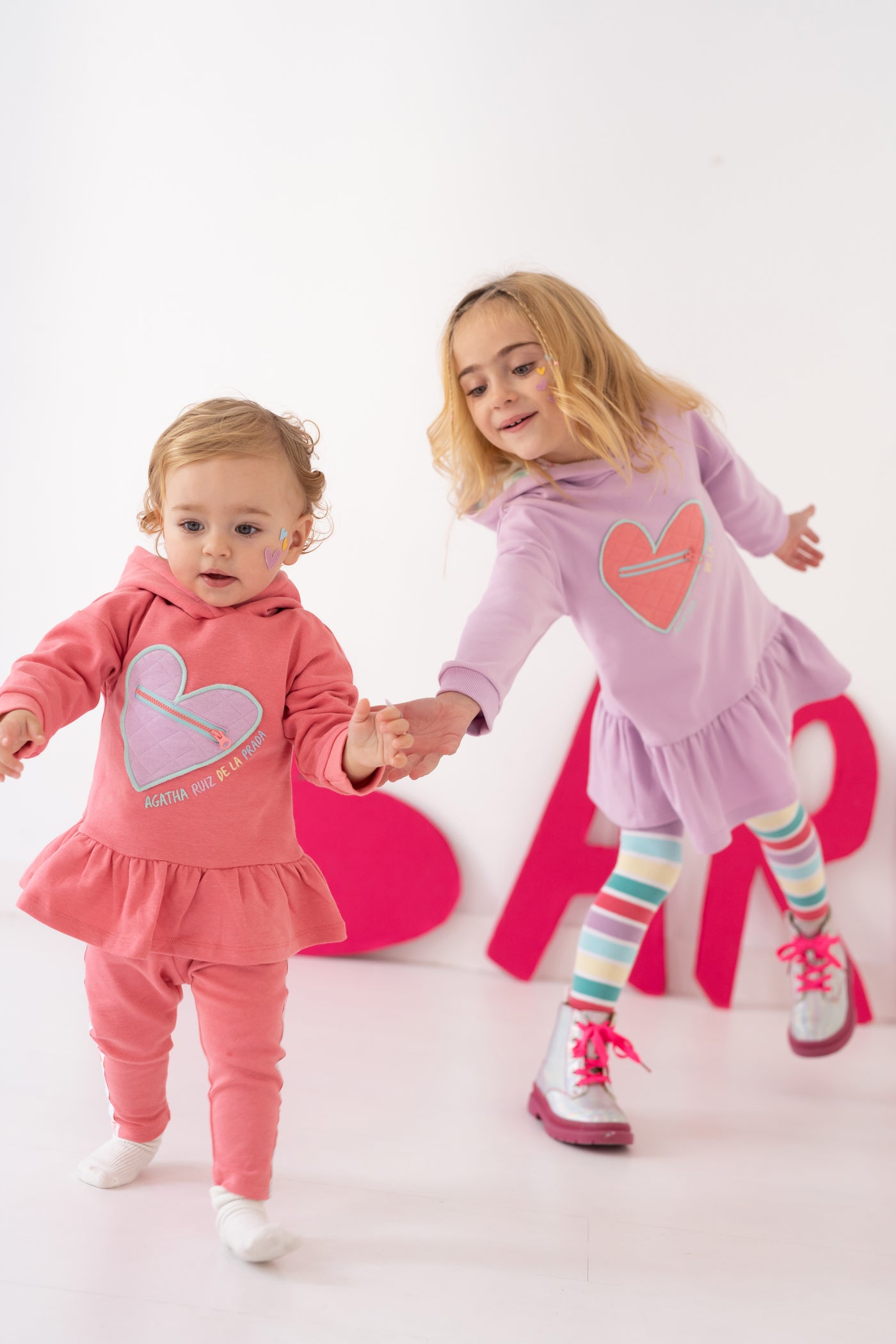 Pink Heart Tracksuit Set by Agatha