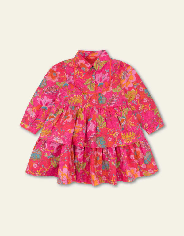 Dorothee Pink Flower Dress by Oilily