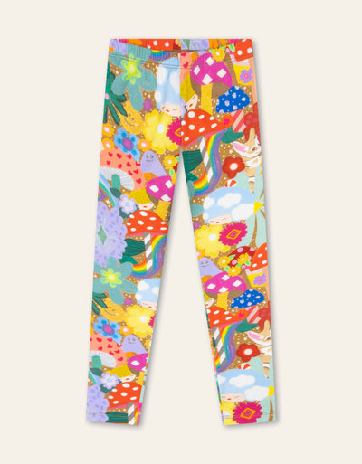 Pink Heart Mushroom Legging Set by Oilily